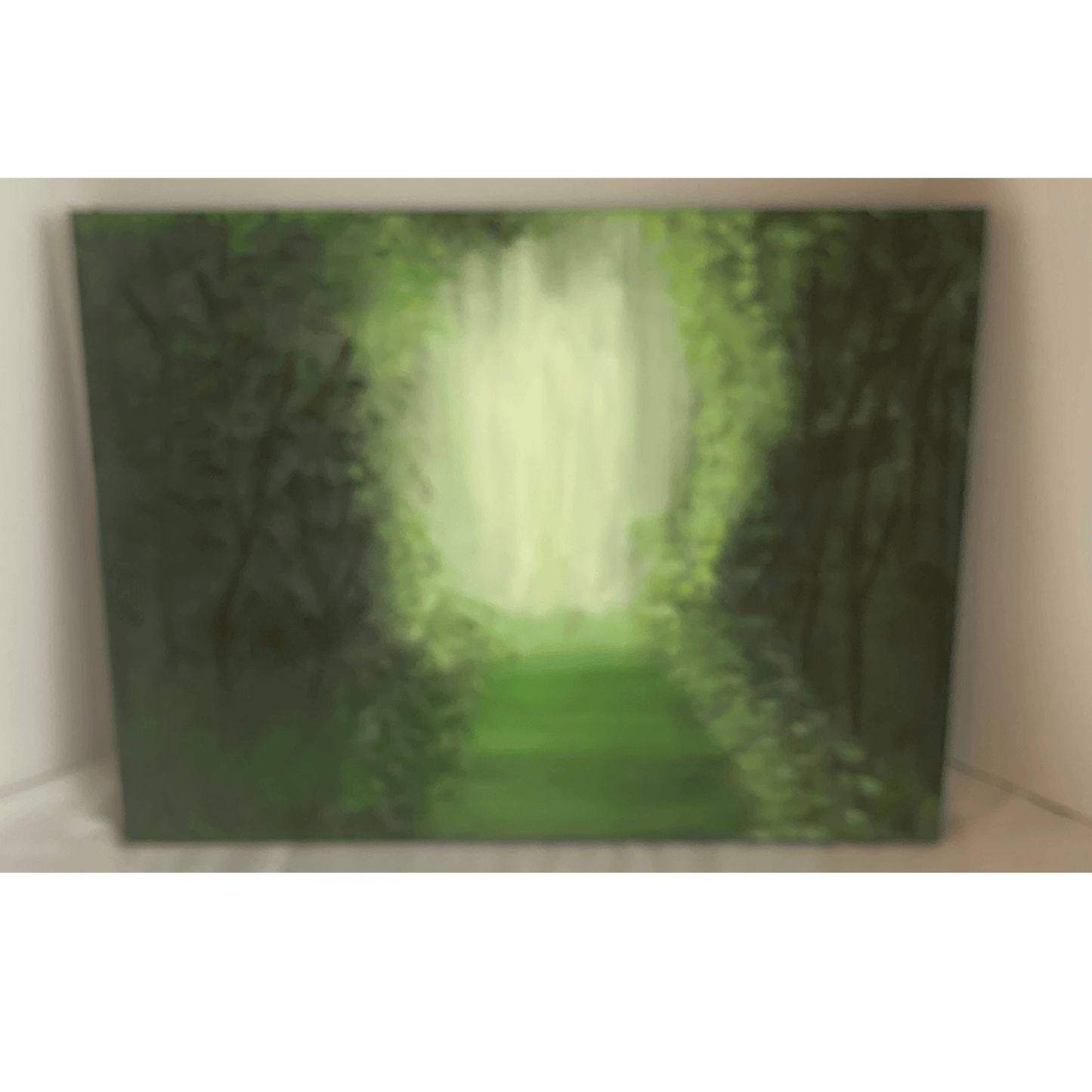 INTO THE UNKNOWN Abstract Fantasy Acrylic Painting