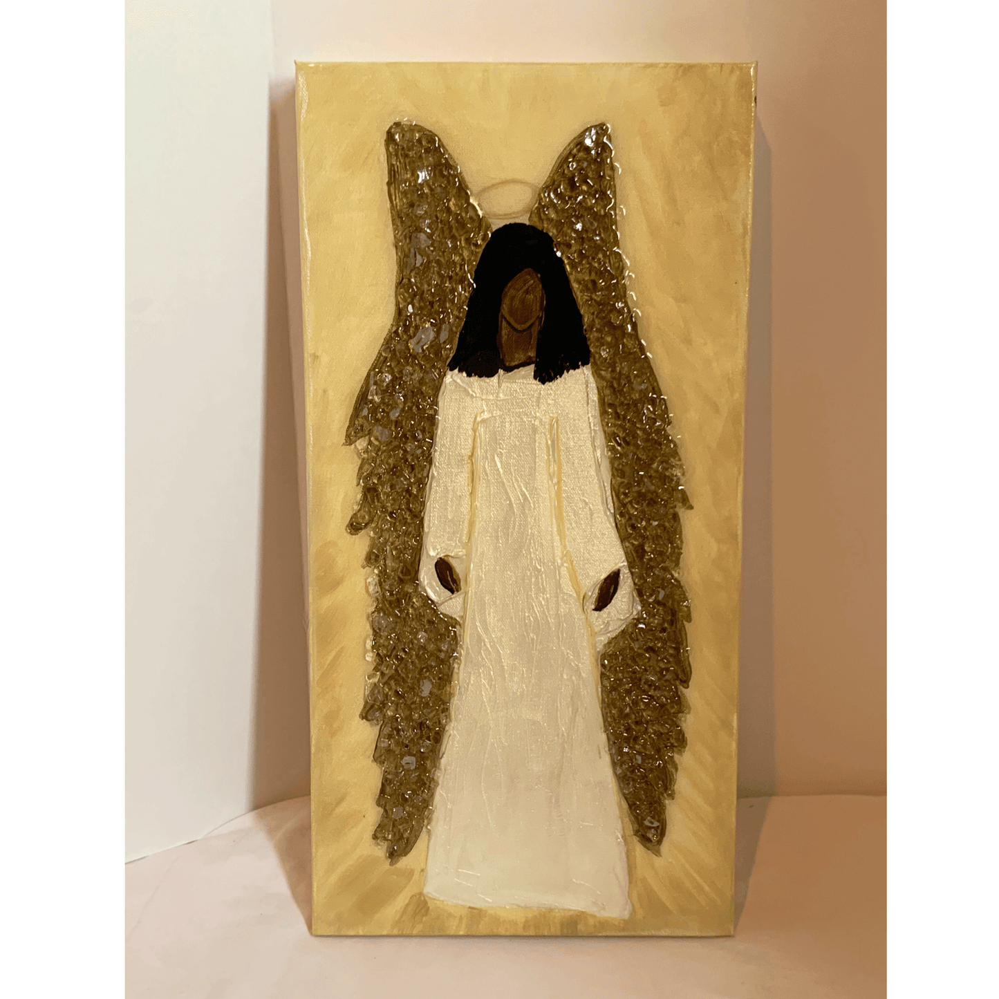 ANGEL ART Mixed Media Angel Wings Spirit Guide