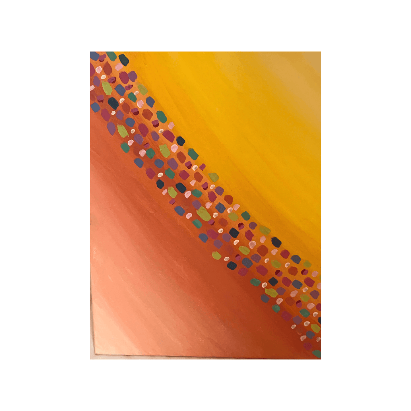 "YOU ARE MY SUNSHINE" Modern Acrylic Abstract Art