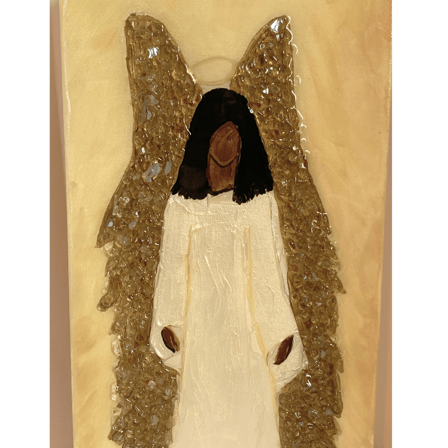 ANGEL ART Mixed Media Angel Wings Spirit Guide