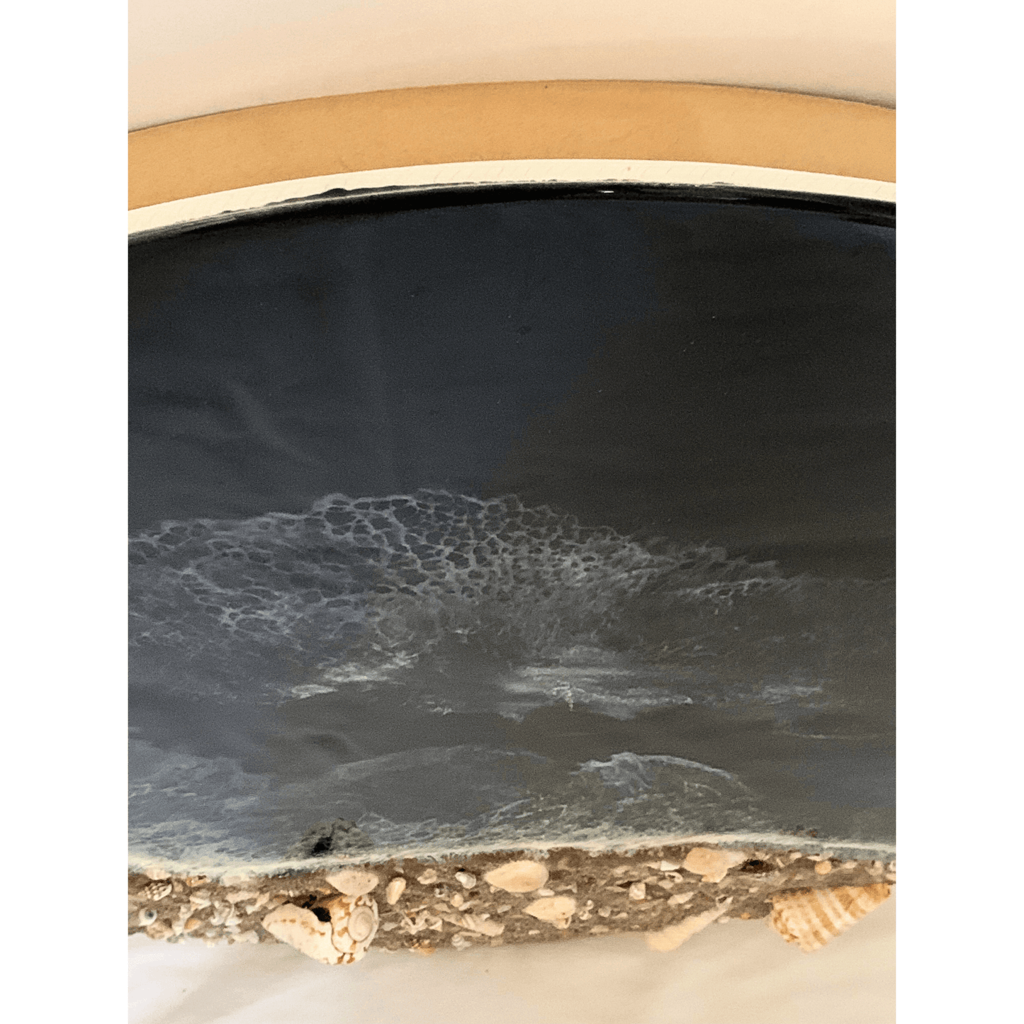Deep Blue Ocean Scene with Real Sand & Shells to Bring the Beauty of the Beach Inside