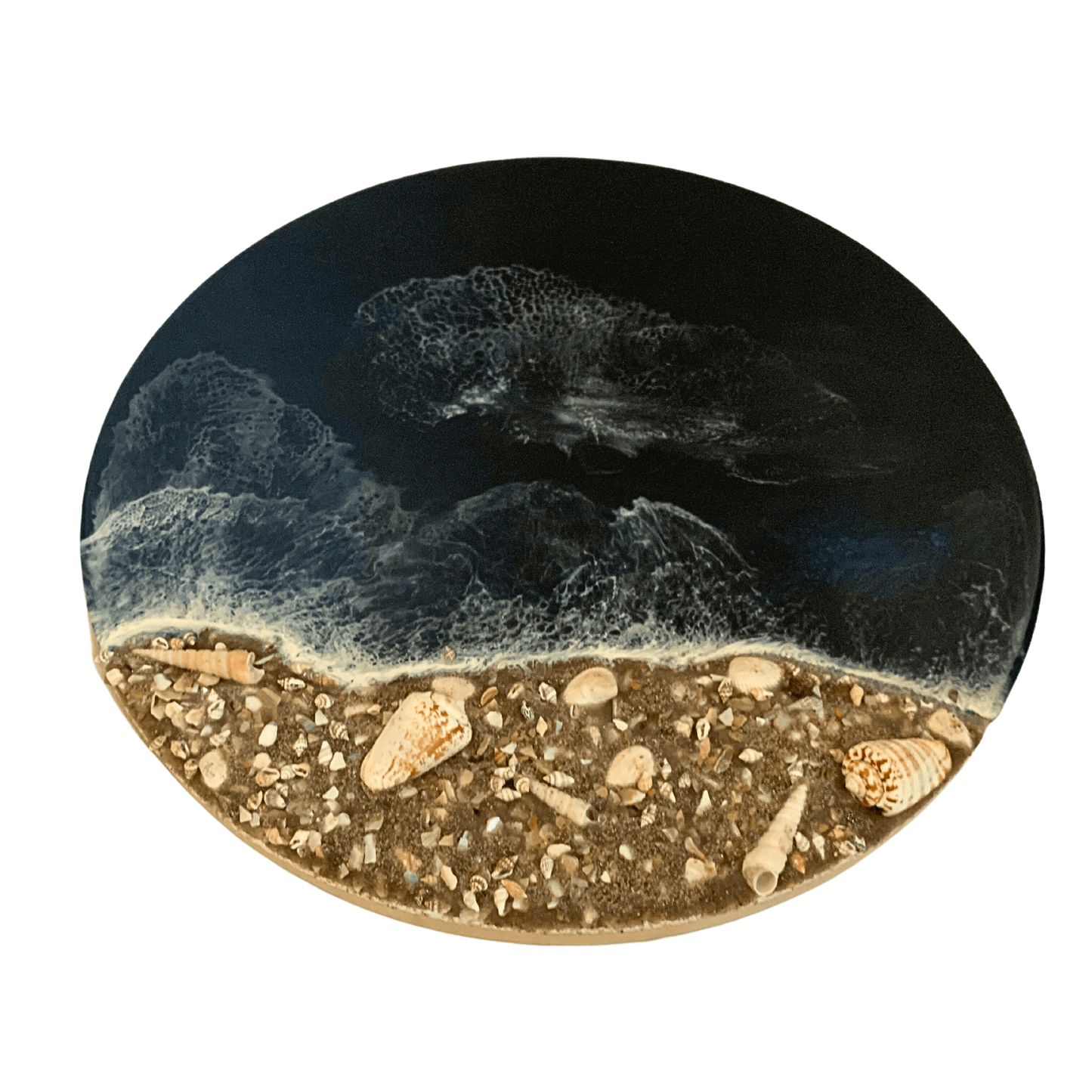 Deep Blue Ocean Scene with Real Sand & Shells to Bring the Beauty of the Beach Inside