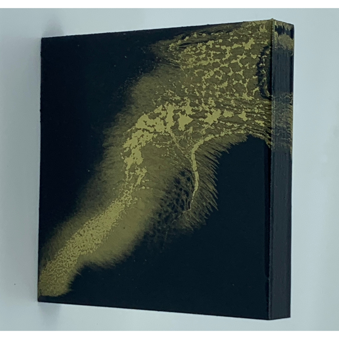 Gold Infusion Mini Resin Abstract Art