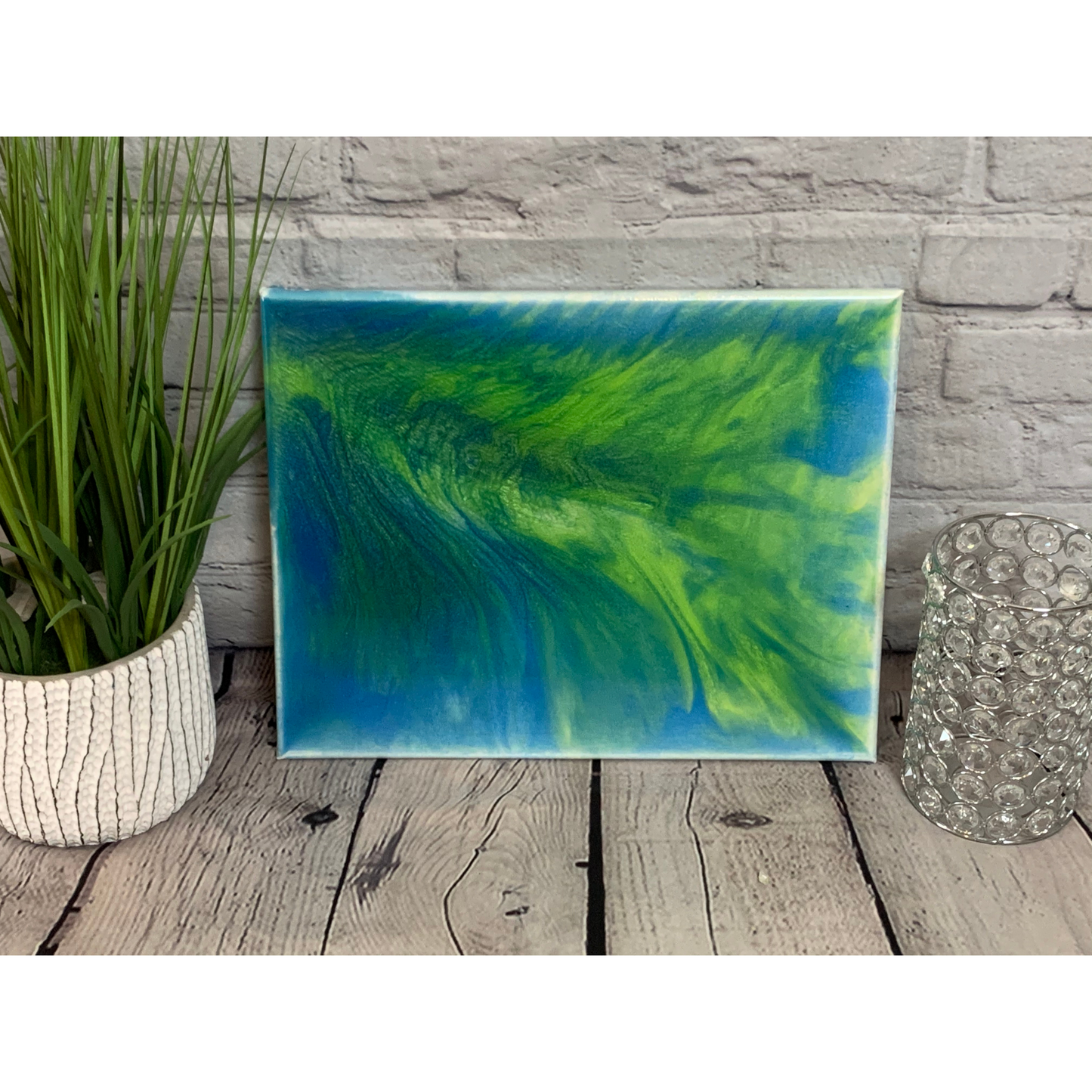 Green & Blue Abstract