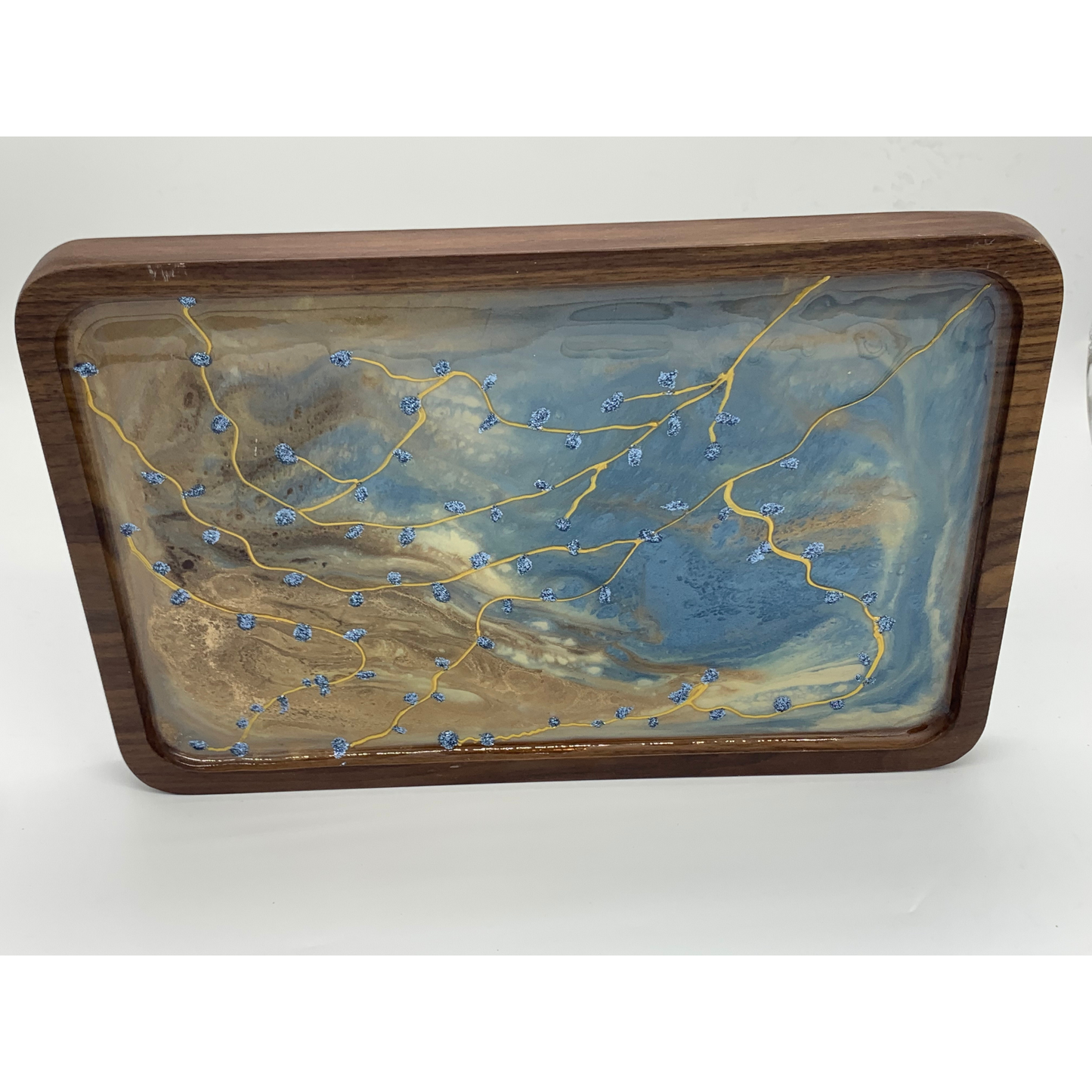 "Tray Me" Unique Modern Resin Functional Art Tray