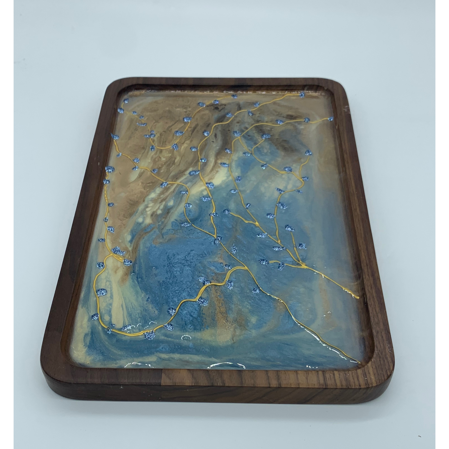 "Tray Me" Unique Modern Resin Functional Art Tray
