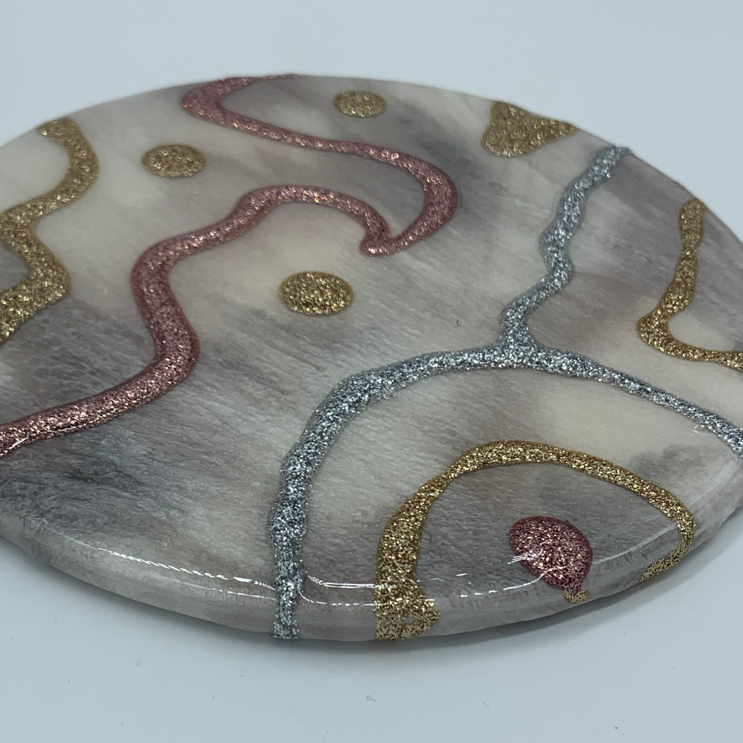 "ME" Abstract Resin Functional Wall Art