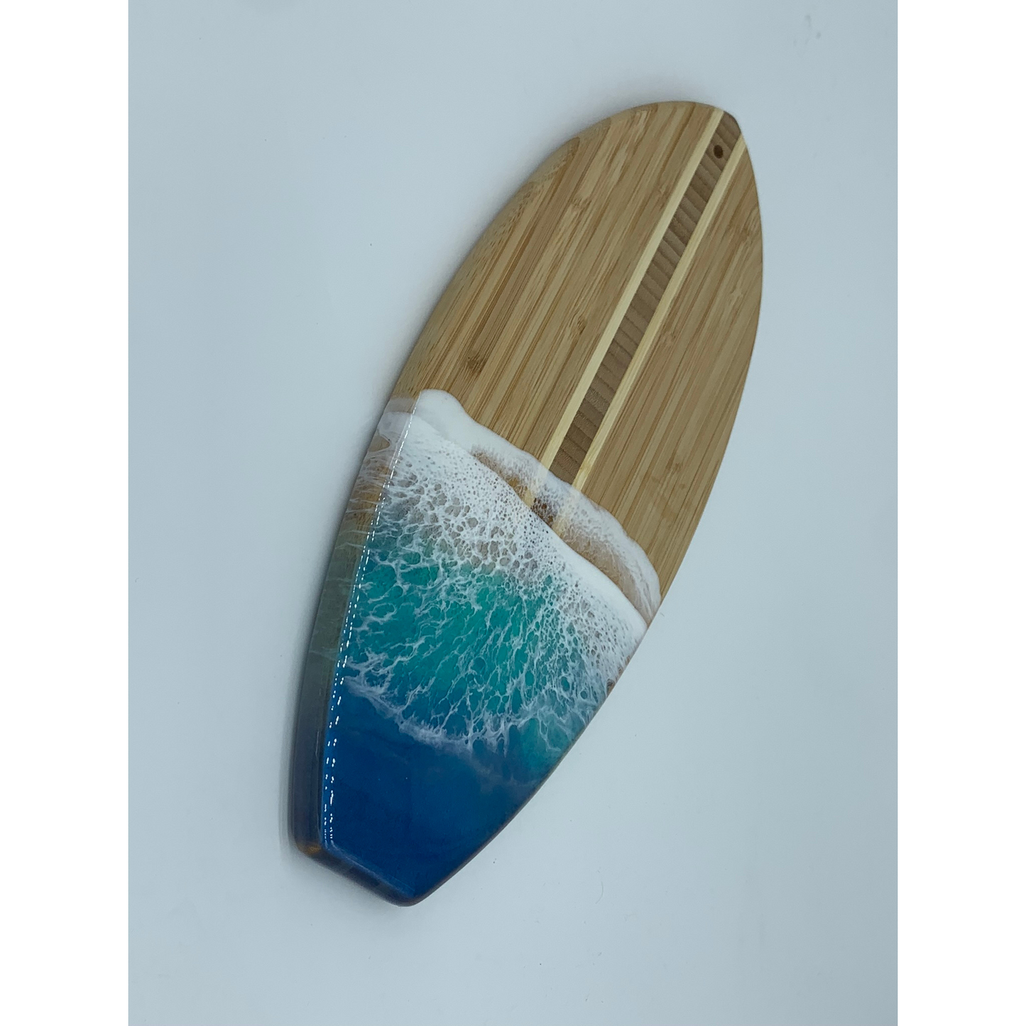 "Surfs Up" Modern Resin Functional Art Wall Art Charcuterie Board Cutting Board