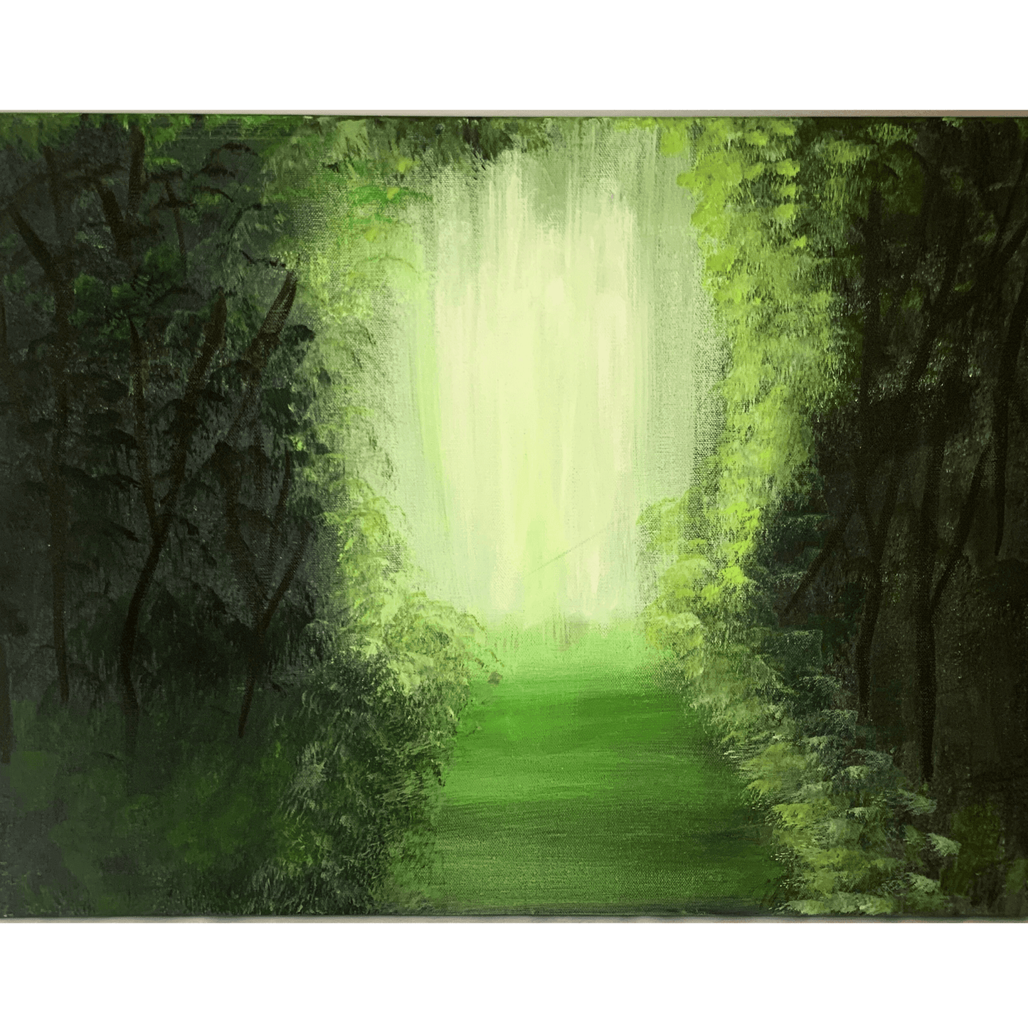 INTO THE UNKNOWN Abstract Fantasy Acrylic Painting