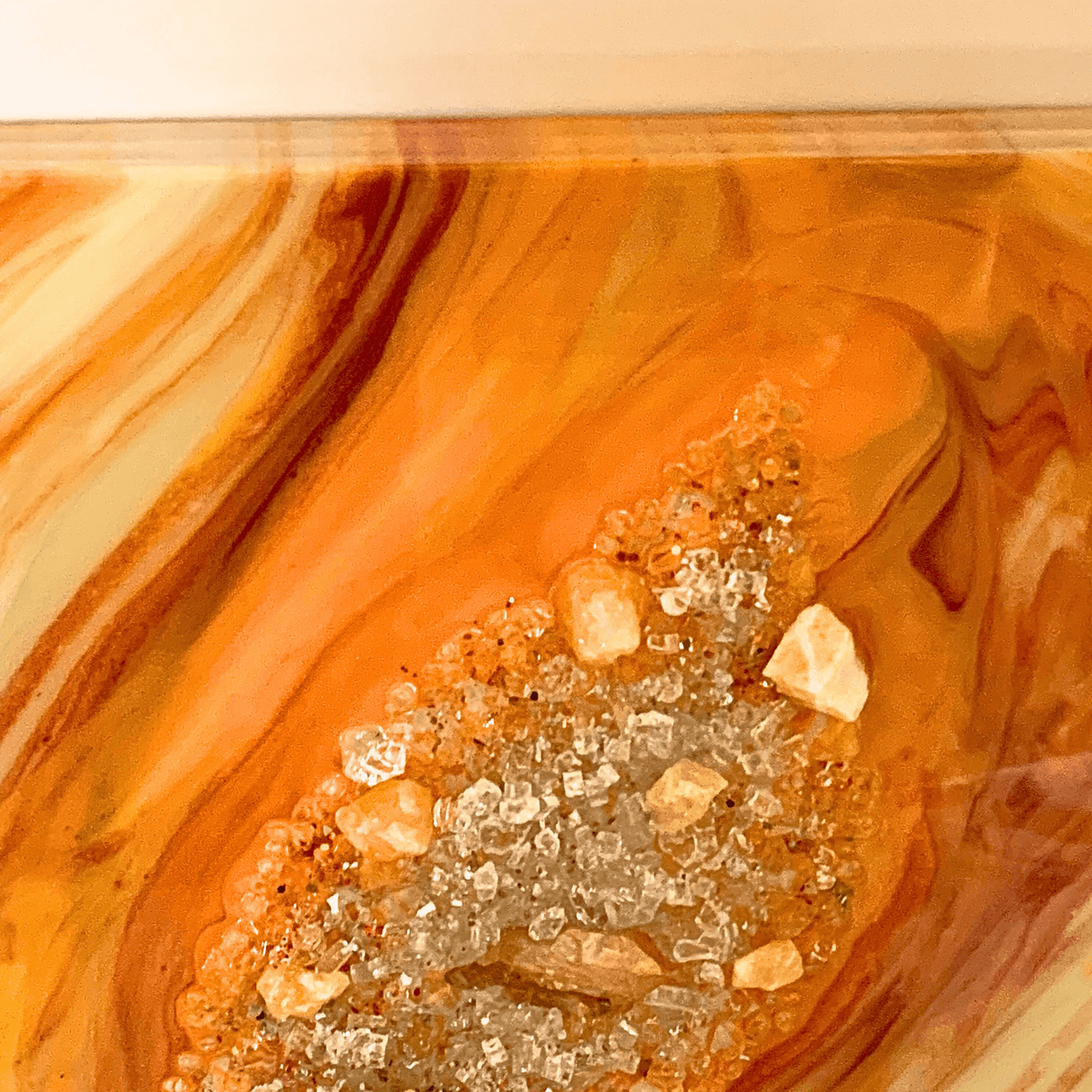 Orange & Yellow Geode