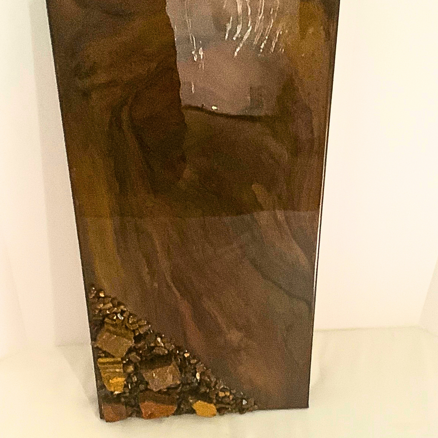 "MORE THAN ENOUGH" Tigers Eye Crystal Art