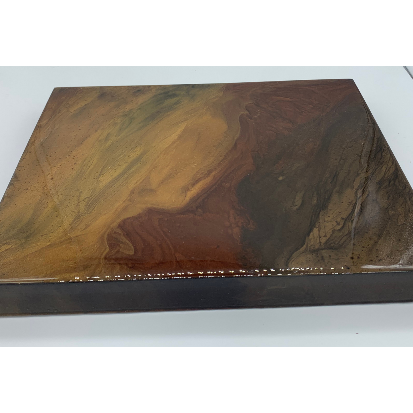 "Tigress" Abstract Modern Resin Wall Art