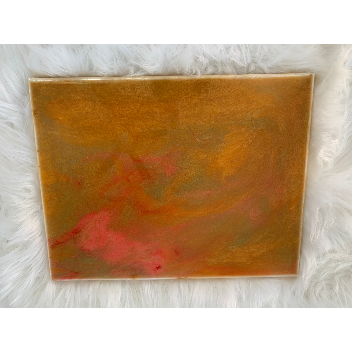 "Ember" Abstract on 11x14 inch canvas Modern Wall Art