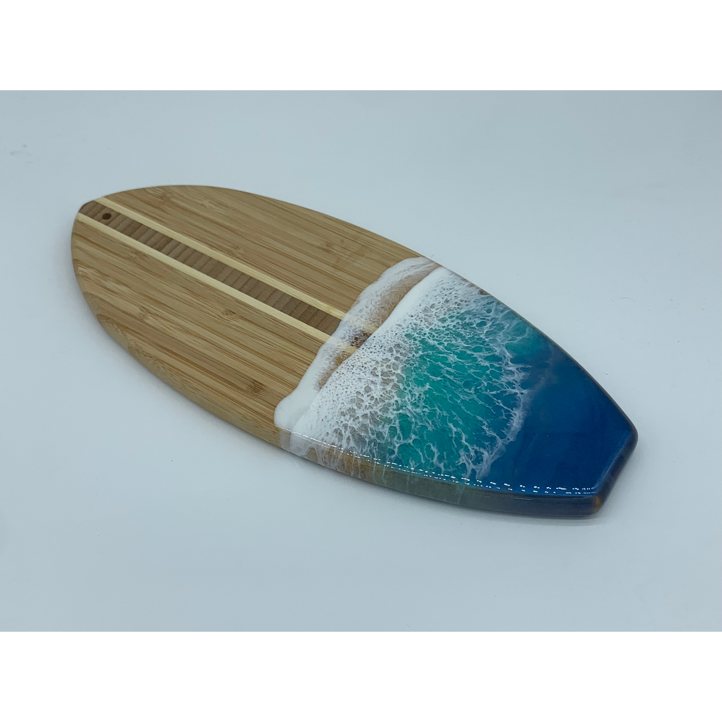 "Surfs Up" Modern Resin Functional Art Wall Art Charcuterie Board Cutting Board