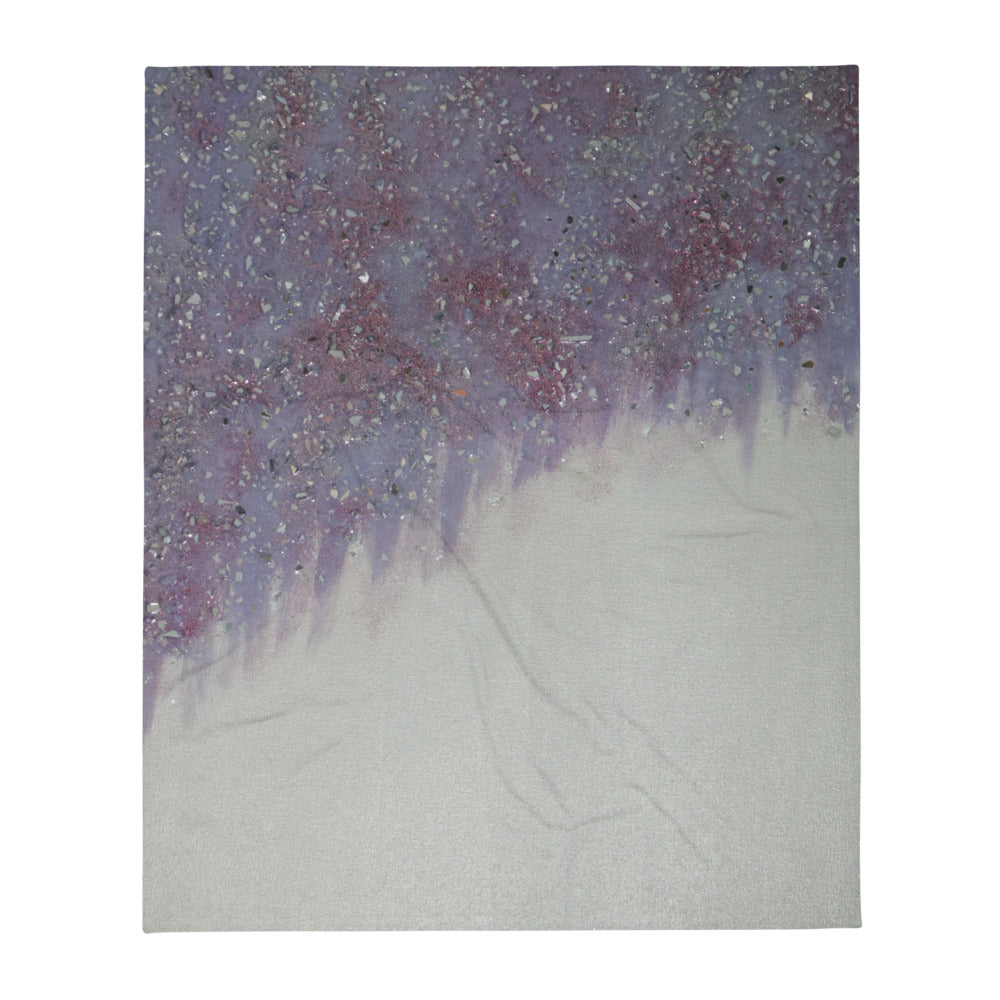 Pearl & Purple Throw Blanket
