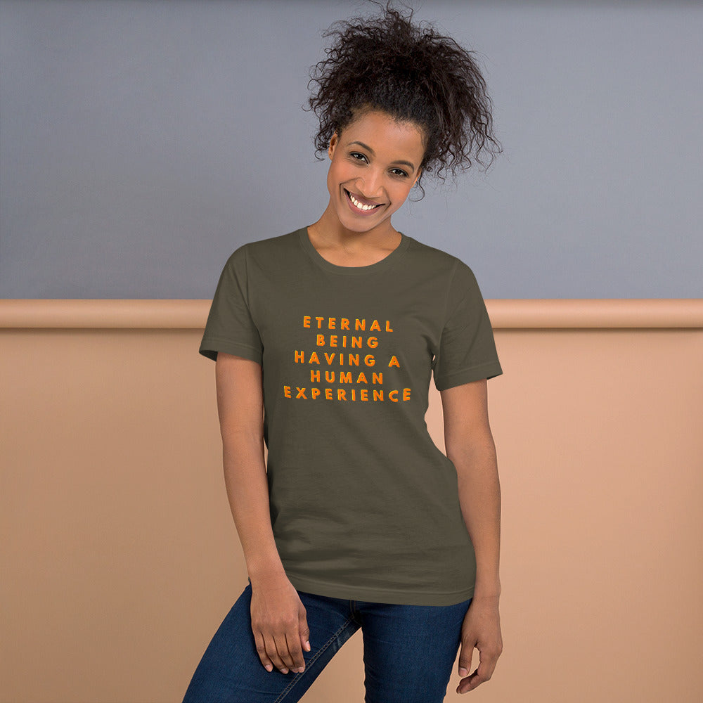 Eternal Being Having a Human Experience Short-Sleeve Unisex T-Shirt