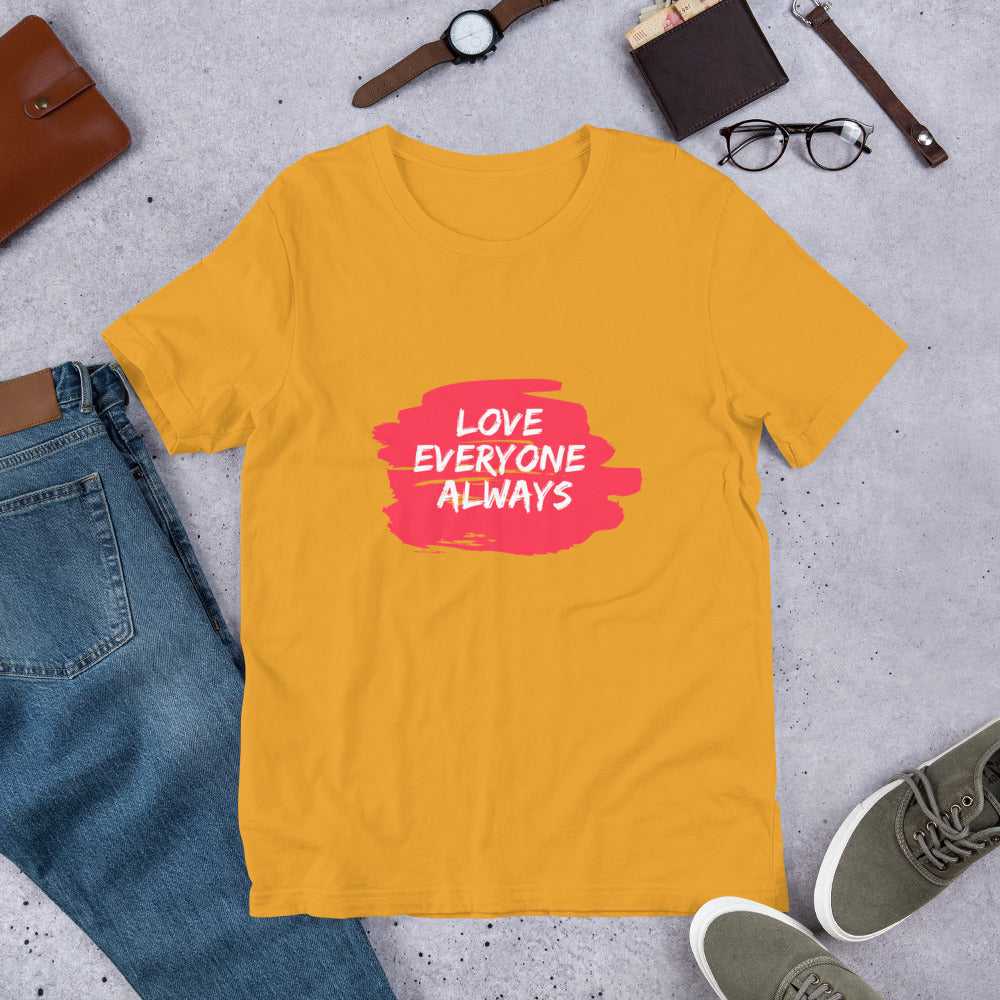 Love Everyone Always Short-Sleeve Unisex T-Shirt